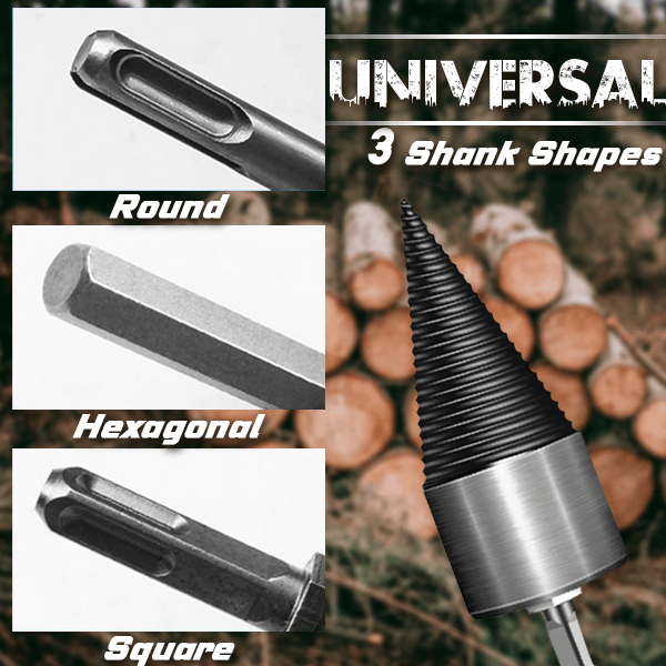 2026 HOT SALE50K+ SOLD!The Professional Upgrade for Firewood Prep. Durable Drill Set Makes Quick Work of Logs.