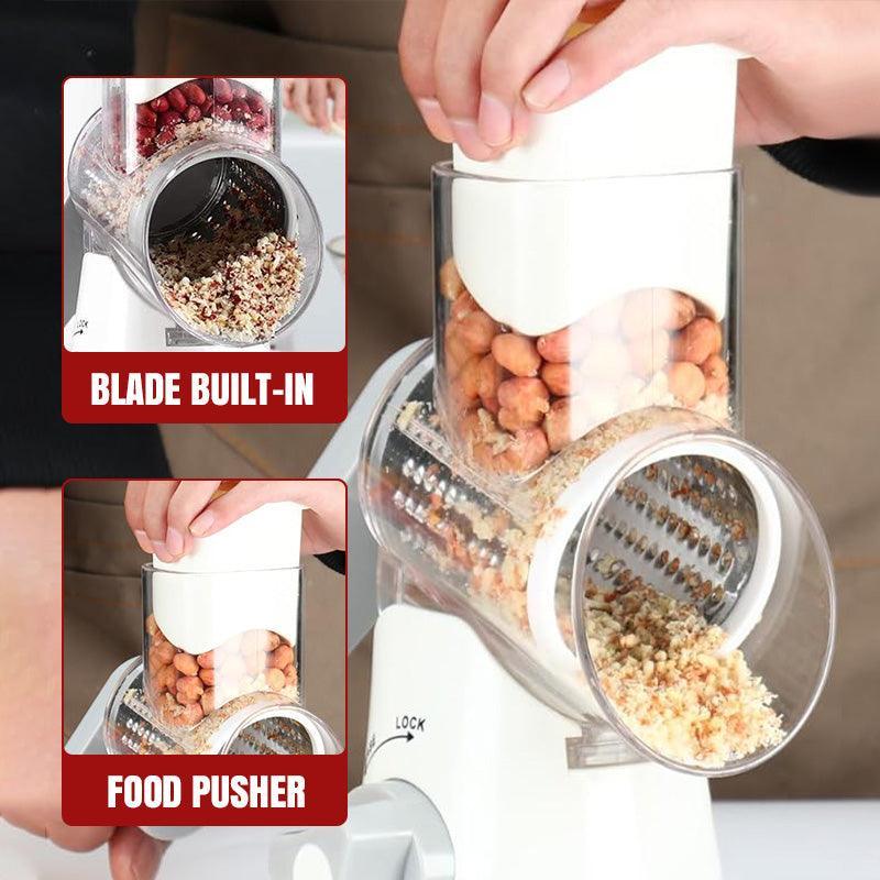 Limit Time 46% OFFMultifunctional Manual Rotary Grater & Chopper