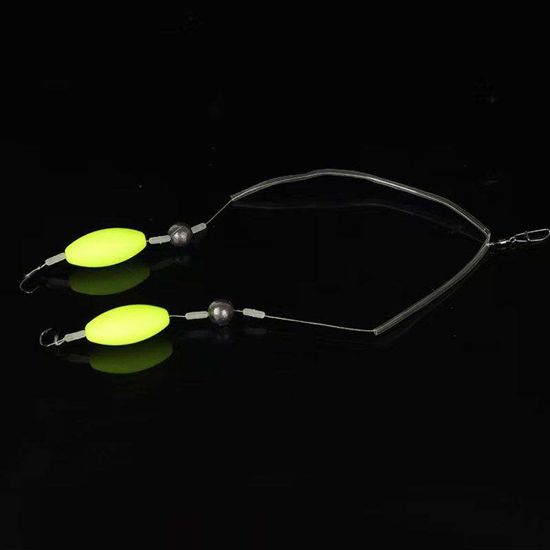 Upgraded Double-Hook Floating Bottom Rig – Anti-Tangle Design & Higher Hook-Up Success Rate