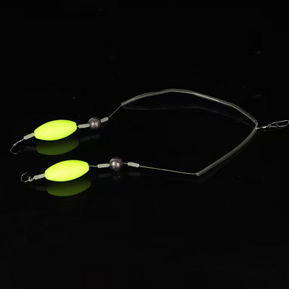 Upgraded Double-Hook Floating Bottom Rig – Anti-Tangle Design & Higher Hook-Up Success Rate