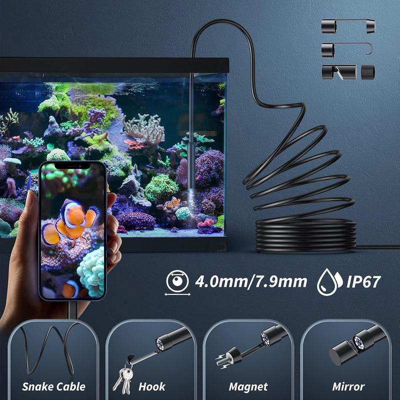 50% OFF Limited Time! Waterproof HD Endoscope Camera for Android & iPhone