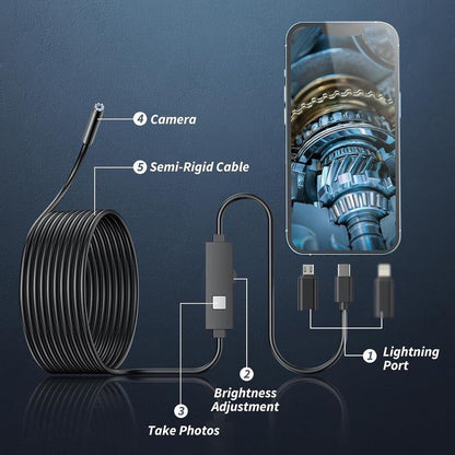 50% OFF Limited Time! Waterproof HD Endoscope Camera for Android & iPhone