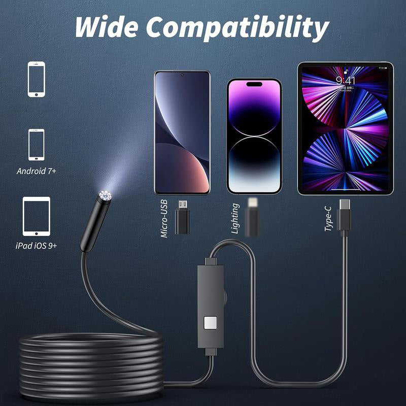 50% OFF Limited Time! Waterproof HD Endoscope Camera for Android & iPhone