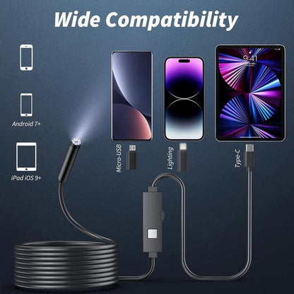 50% OFF Limited Time! Waterproof HD Endoscope Camera for Android & iPhone