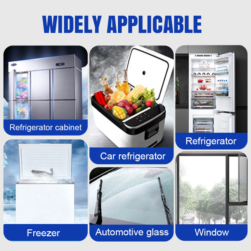 Freezer Ice Remover Spray – Rapid Defrost & Easy Cleaning Free Scraper Included