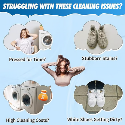Buy 2 Get 1 FreeUniversal Portable No-Rinse Foam Cleaner for Shoes