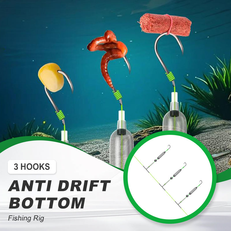 LAST DAY 55% OFF - 3 Hooks Anti Drift Bottom Fishing Rig