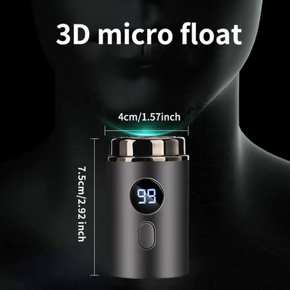 LAST DAY 57%OFFSmart Mini Electric Shaver – LED Display, Waterproof & Portable