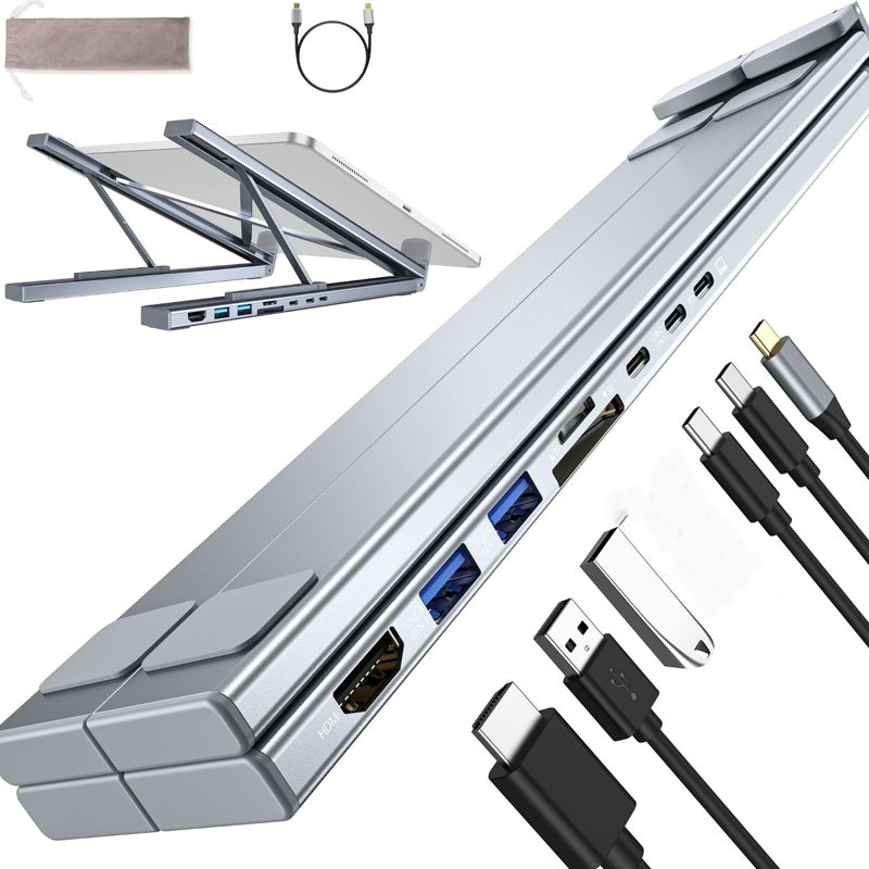 Limited-time offer-USB-C Docking Station Laptop Stand with 4K HDMI