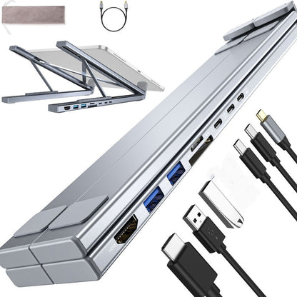 Limited-time offer-USB-C Docking Station Laptop Stand with 4K HDMI