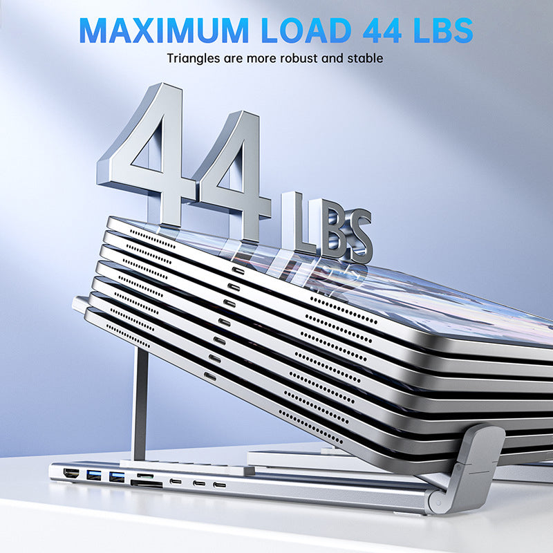 Limited-time offer-USB-C Docking Station Laptop Stand with 4K HDMI