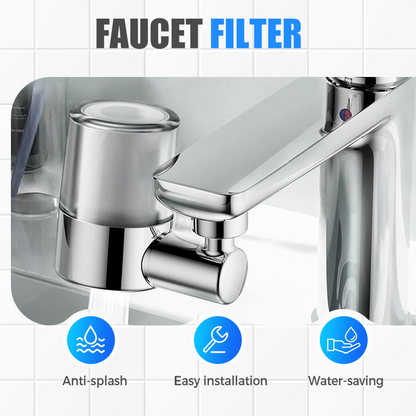 720° Rotating Faucet Filter Nozzle Set – Clean Water & Perfect Spray in One!