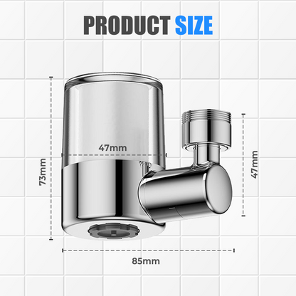 720° Rotating Faucet Filter Nozzle Set – Clean Water & Perfect Spray in One!