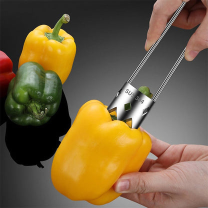 50K+ SOLD! Stainless Steel Fruit Corer Tool – Sharp, Durable & Easy Core Removal