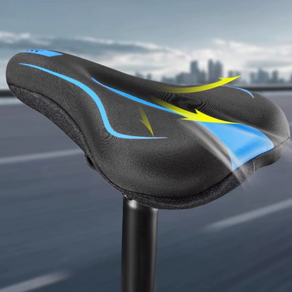 2026 HOT SALE50K+ SOLD Silicone Bike Saddle Cover Shock-Absorbing Comfort for Long Comfortable Rides