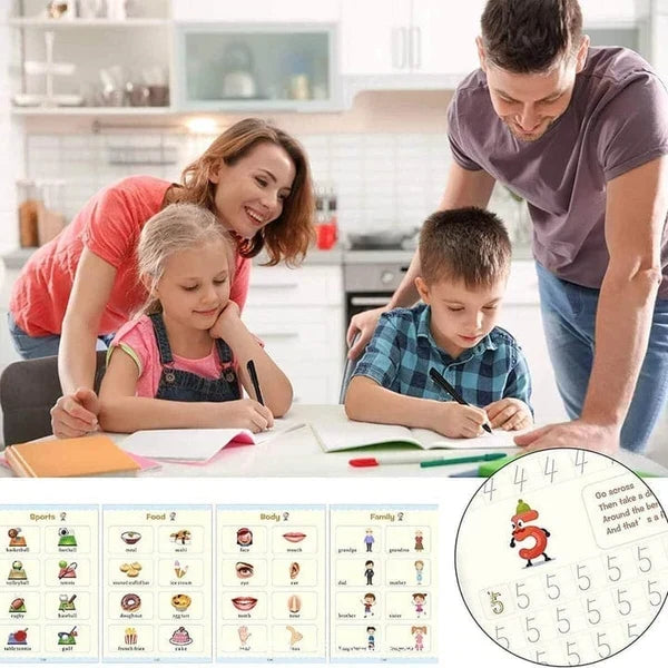 LIMITED SALE Magic Reusable Writing Workbook — Fun Learning for Kids