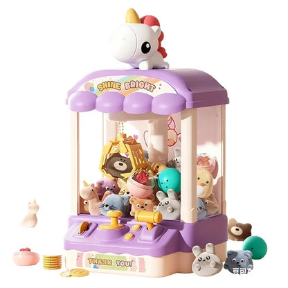 Kids Cute Animal Claw Machine with Dolls & Capsules | Fun for the Whole Family!