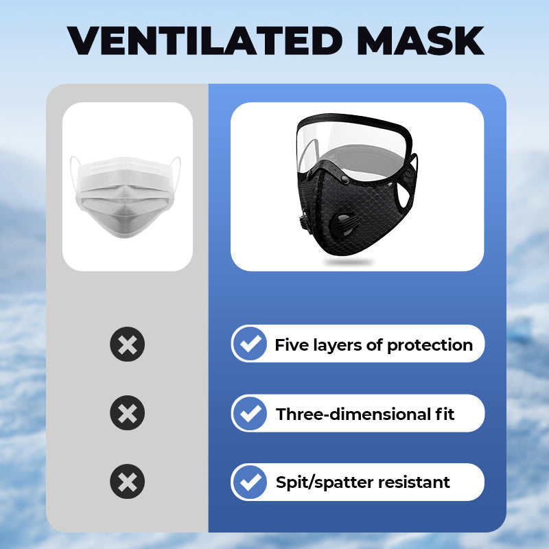 Carbon Filter Dust Mask | Reusable Adjustable Breathable Mask