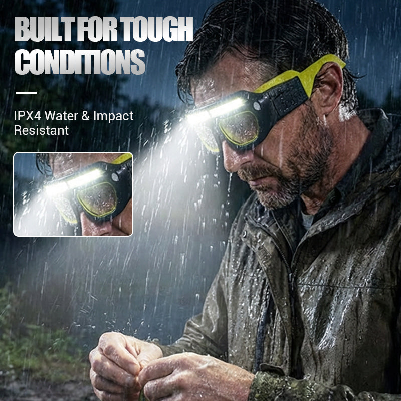 50 % OFF !!Rechargeable LED Glasses Headlamp