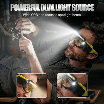 50 % OFF !!Rechargeable LED Glasses Headlamp