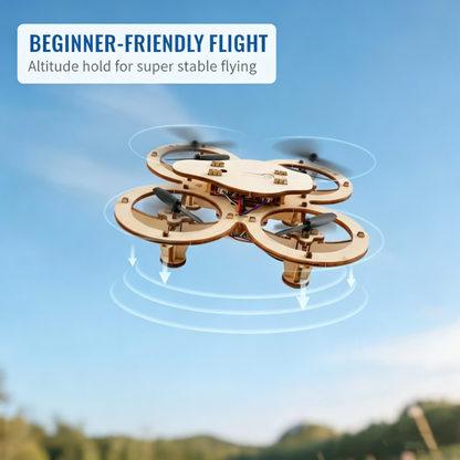 HOT SALE 50%OFF DIY Wooden Drone Building Kit