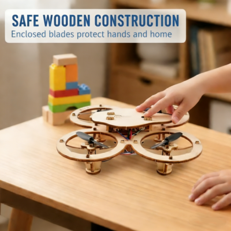 HOT SALE 50%OFF DIY Wooden Drone Building Kit