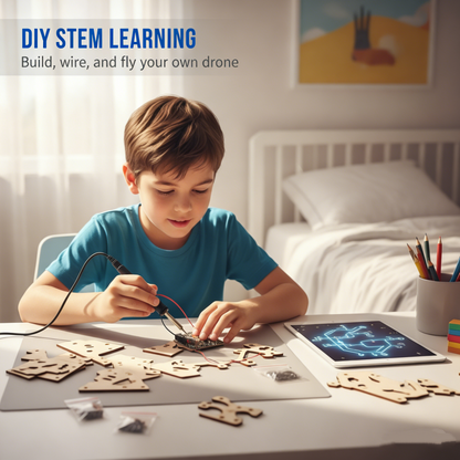 HOT SALE 50%OFF DIY Wooden Drone Building Kit
