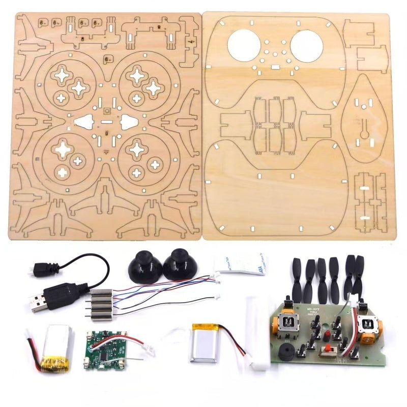 HOT SALE 50%OFF DIY Wooden Drone Building Kit