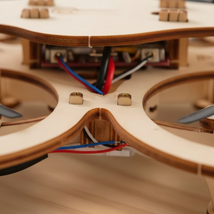 HOT SALE 50%OFF DIY Wooden Drone Building Kit