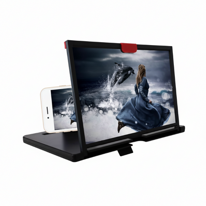Ease Eye Strain, Make Screen “Bigger” | HD Phone Magnifier for Easier Viewing