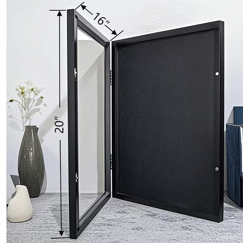 Wooden Memorial Jersey Display Frame (Magnetic Door) – Keep Your Sweat & Love In Perfect Condition!