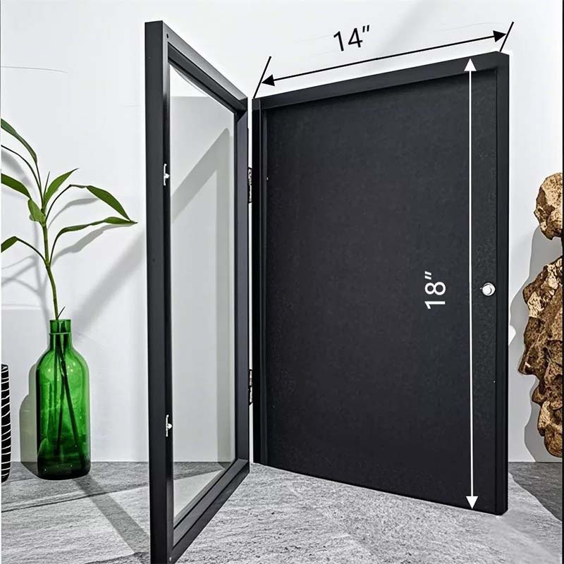 Wooden Memorial Jersey Display Frame (Magnetic Door) – Keep Your Sweat & Love In Perfect Condition!