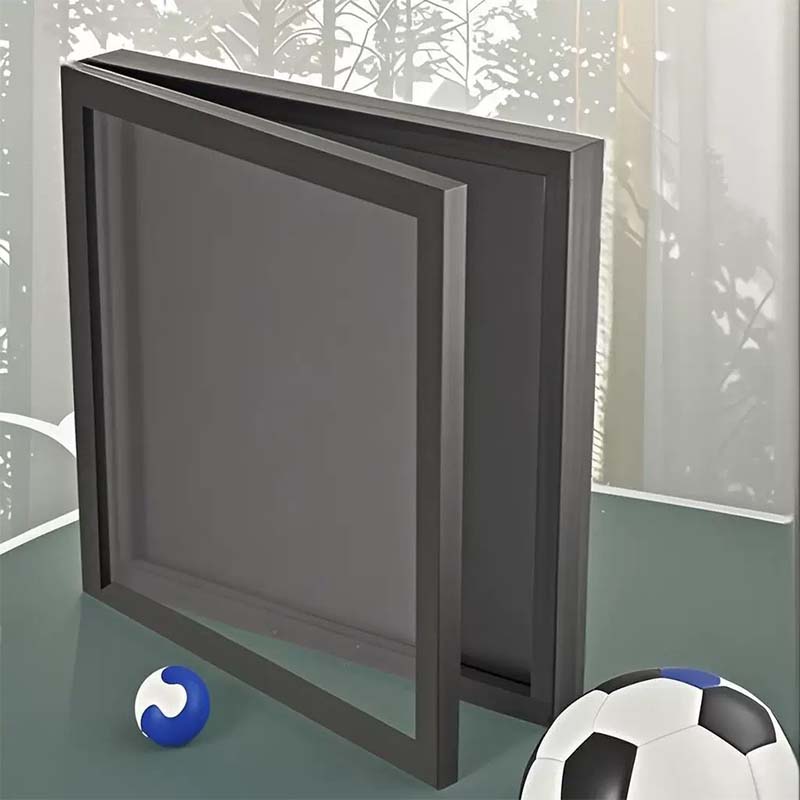 Wooden Memorial Jersey Display Frame (Magnetic Door) – Keep Your Sweat & Love In Perfect Condition!