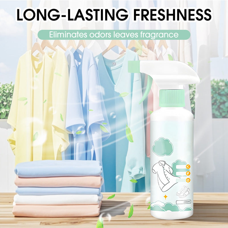 Professional Clothing Dry-Cleaning Agent - Instantly Refresh Suits, Remove Odors & Wrinkles, No Water or Machine Needed.