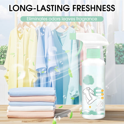 Professional Clothing Dry-Cleaning Agent - Instantly Refresh Suits, Remove Odors & Wrinkles, No Water or Machine Needed.