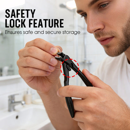 LIMITED TIME 50% OFF!50K+ SOLD!Curved stainless steel nail clippers – Ergonomic and easy for seniors to use