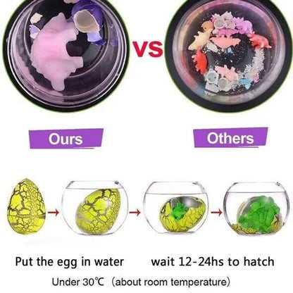 Magic Hatching Dinosaur Eggs: 12-Pack Growing Dino Easter Surprise