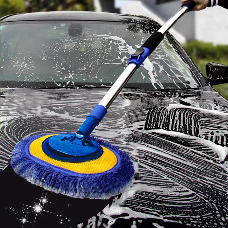 Extendable Aluminum Car Wash Mop – Gentle, Scratch-Free Cleaning