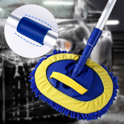 Extendable Aluminum Car Wash Mop – Gentle, Scratch-Free Cleaning