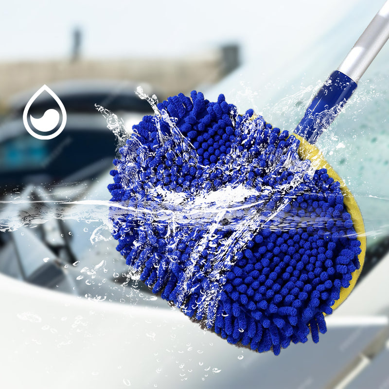 Extendable Aluminum Car Wash Mop – Gentle, Scratch-Free Cleaning