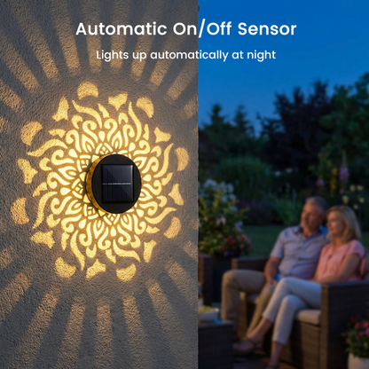limited-time 50% OFFSolar Mandala Light – Stunning Pattern Projection, 2-in-1 Floor & Wall Design