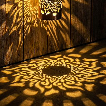 50% OFF NOW! Solar Mandala Light – Stunning Pattern Projection, 2-in-1 Floor & Wall Design & IP65 Waterproof Auto On/Off