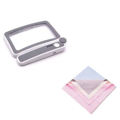 Hot Sale! Folding Handheld Magnifying Glass with LED Light for Easy Reading