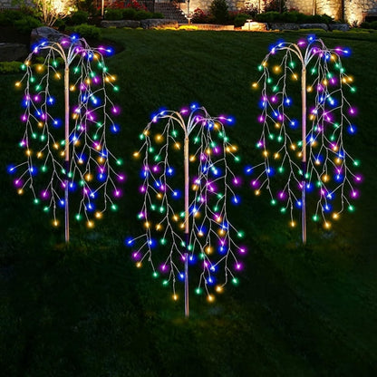 Solar Garden Lights Outdoor Decor – 120 LEDs, IP55 Waterproof, Easy Install