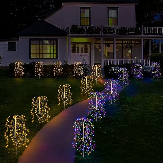 Solar Garden Lights Outdoor Decor – 120 LEDs, IP55 Waterproof, Easy Install