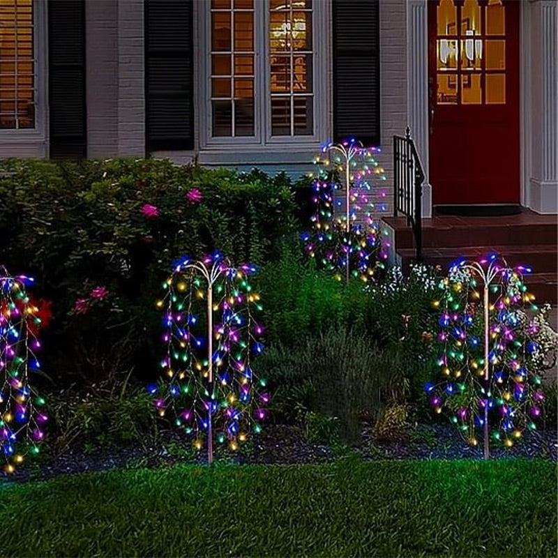Solar Garden Lights Outdoor Decor – 120 LEDs, IP55 Waterproof, Easy Install