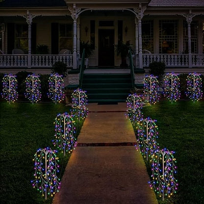Solar Garden Lights Outdoor Decor – 120 LEDs, IP55 Waterproof, Easy Install