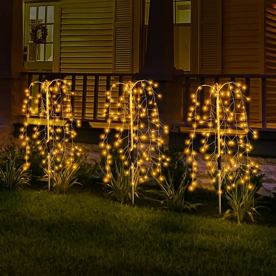 Solar Garden Lights Outdoor Decor – 120 LEDs, IP55 Waterproof, Easy Install