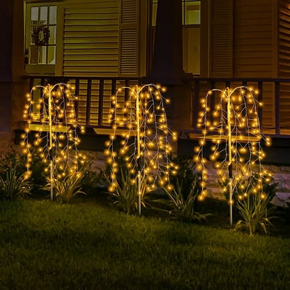 Solar Garden Lights Outdoor Decor – 120 LEDs, IP55 Waterproof, Easy Install
