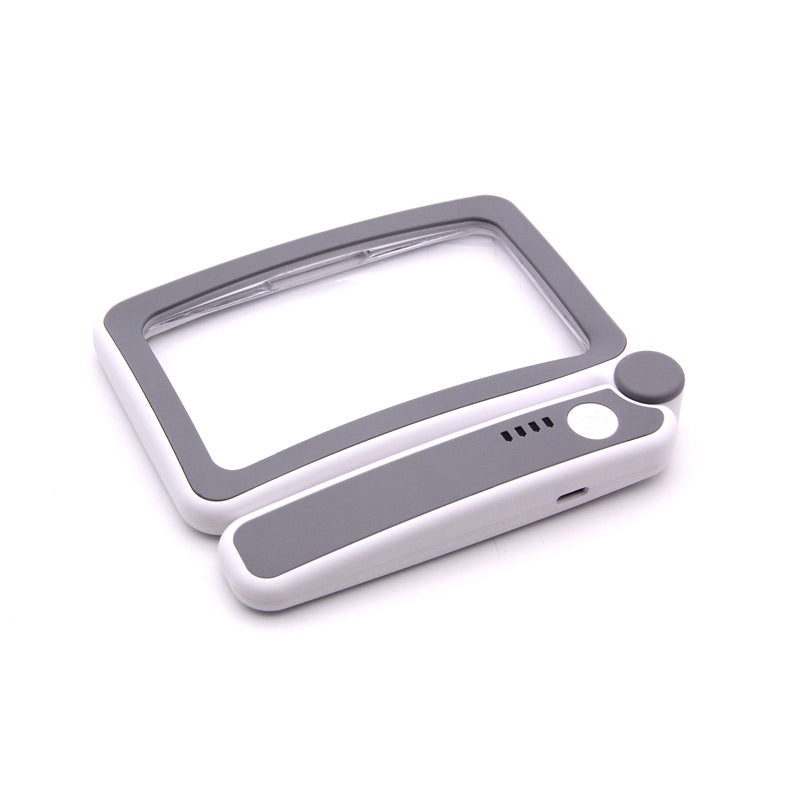 Hot Sale! Folding Handheld Magnifying Glass with LED Light for Easy Reading